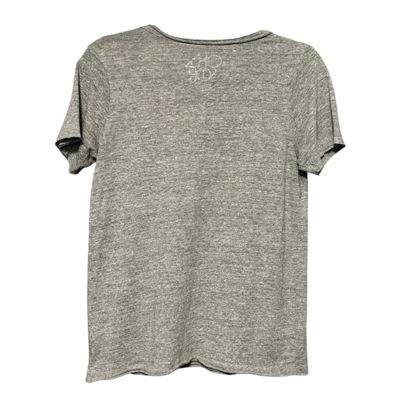 CHASER Champagne Graphic Classic Heather Gray Short Sleeve T-Shirt Size Small - Picture 5 of 9